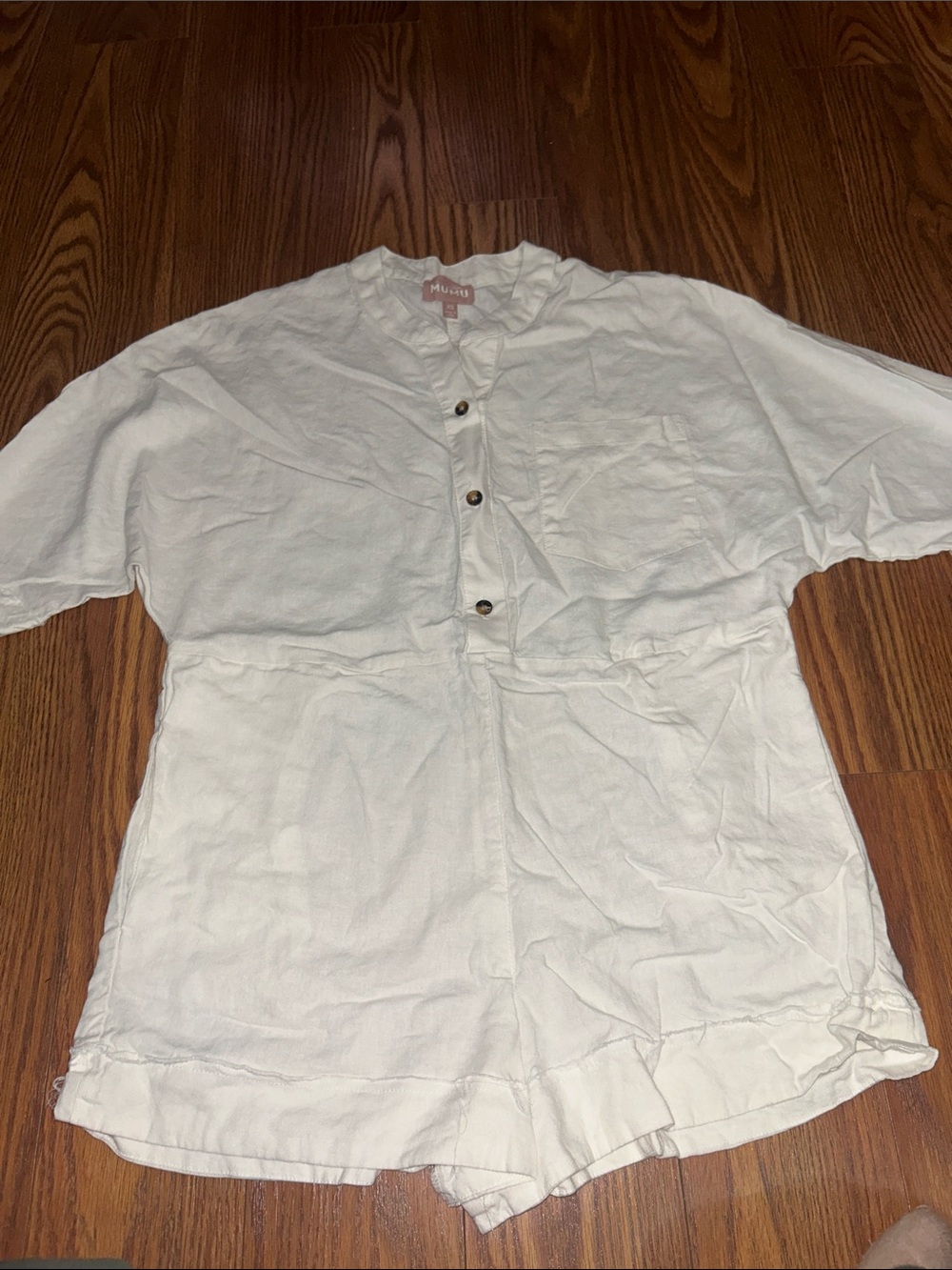 Show Me Your Mumu Horton Romper Size S Women’s White Lifhtweight Romper Sz XS - Picture 5 of 9